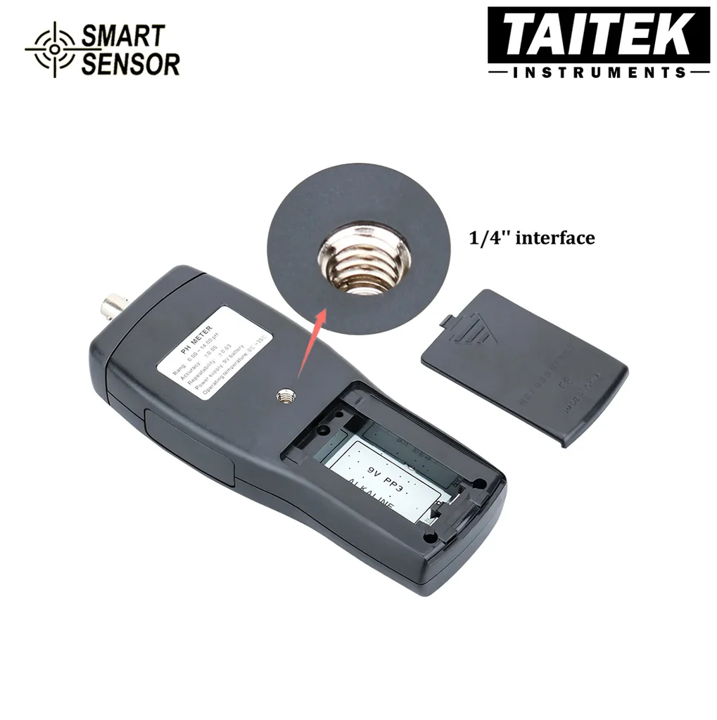 เครื่องวัดคุณภาพน้ำ pH Meter SMART SENSOR รุ่น AS218 คาริเบท 3 points ค่า pH 4.00 , 6.86 , 9.18 เครื่องวัดคุณภาพน้ำ pH Meter SMART SENSOR รุ่น AS218 คาริเบท 3 points ค่า pH 4.00 , 6.86 , 9.18