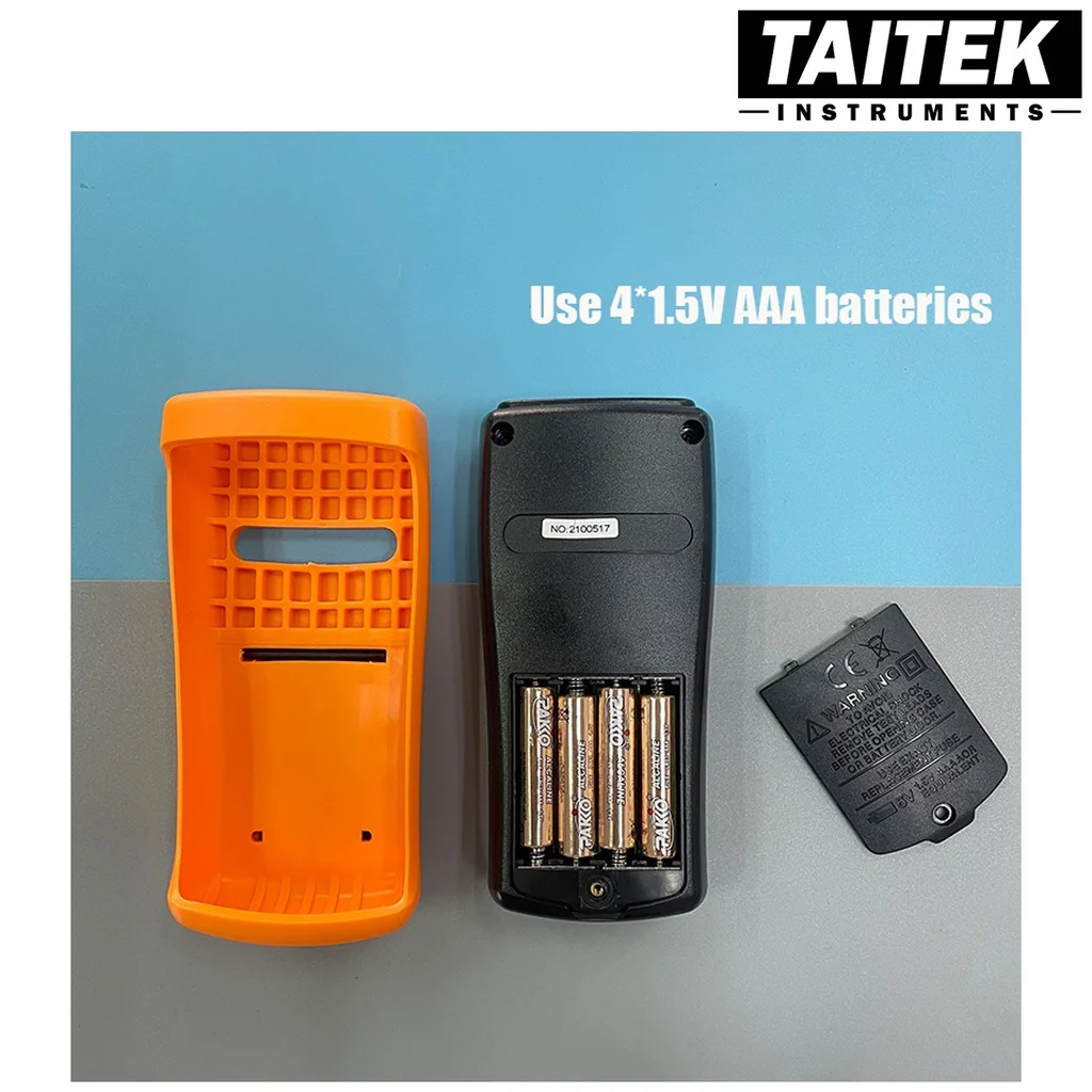 TAITEK เครื่องวัดอุณหภูมิ K-type Thermometer รุ่น DT1312 มี 2 ช่องเสียบโพรบ ช่วงการวัดอุณหภูมิ -200~1370°C ความละเอียด 0.1°C TAITEK เครื่องวัดอุณหภูมิ K-type Thermometer รุ่น DT1312 มี 2 ช่องเสียบโพรบ ช่วงการวัดอุณหภูมิ -200~1370°C ความละเอียด 0.1°C