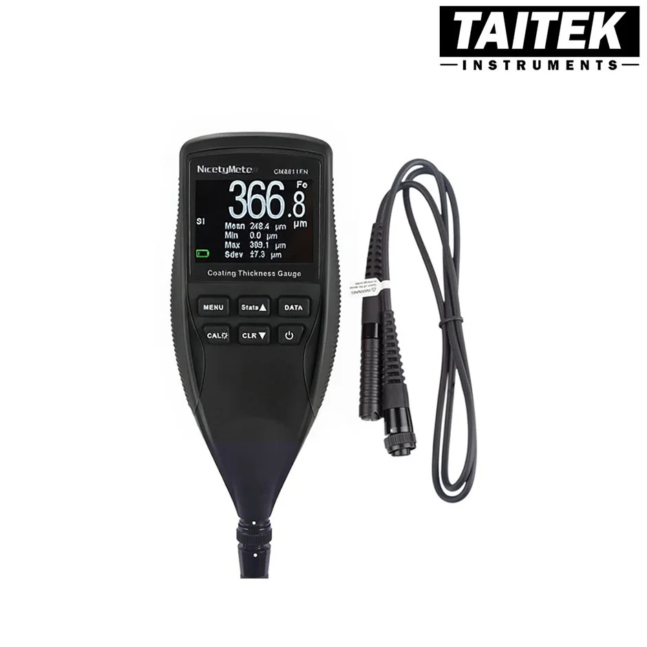 เครื่องวัดความหนาผิวเคลือบ Coating Thickness Gauge NicetyMeter รุ่น CM8811FN ช่วงการวัด 0~1250um ความละเอียด 0.1um สำหรับตรวจสอบการชุบอโนไดซ์ การชุบกัลวาไนซ์ งานเคลือบและชุบโลหะความแม่นยำสูง เครื่องวัดความหนาผิวเคลือบ Coating Thickness Gauge NicetyMeter รุ่น CM8811FN ช่วงการวัด 0~1250um ความละเอียด 0.1um สำหรับตรวจสอบการชุบอโนไดซ์ การชุบกัลวาไนซ์ งานเคลือบและชุบโลหะความแม่นยำสูง