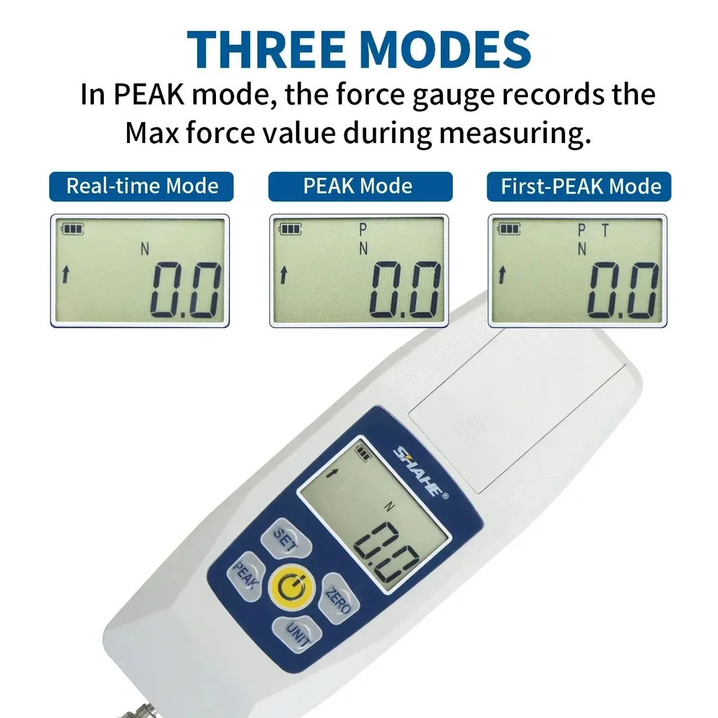 เครื่องวัดแรงดึง/แรงกด Digital Force Gauge SHAHE KF-500N เครื่องวัดแรงดึง/แรงกด Digital Force Gauge SHAHE KF-500N
