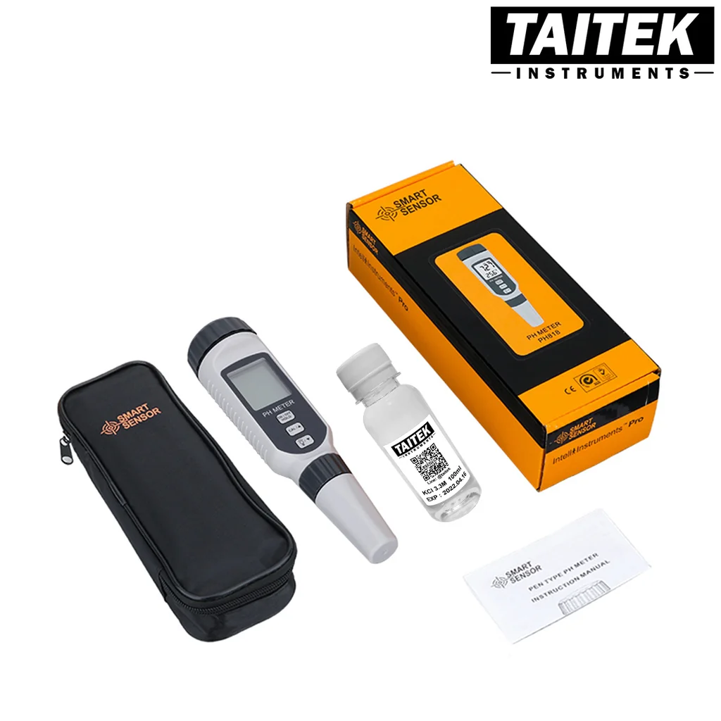 เครื่องวัดคุณภาพน้ำ pH Meter SMART SENSOR รุ่น PH818 คาริเบรท 3 points ค่า 4.00 6.86 9.18 เครื่องวัดคุณภาพน้ำ pH Meter SMART SENSOR รุ่น PH818 คาริเบรท 3 points ค่า 4.00 6.86 9.18