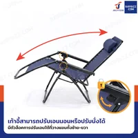 เก้าอี้พับ เก้าอี้พักผ่อน ปรับเอนนอนได้ 66x156x85 cm รับน้ำหนัก 150 kg สีน้ำเงิน YLFC-0271 เก้าอี้พับ เก้าอี้พักผ่อน ปรับเอนนอนได้ 66x156x85 cm รับน้ำหนัก 150 kg สีน้ำเงิน YLFC-0271