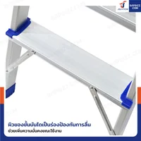 บันไดอลูมิเนียม 3 ขั้น ทรง A ขึ้นลงสองทาง JBUYNOW TD-3 บันไดอลูมิเนียม 3 ขั้น ทรง A ขึ้นลงสองทาง JBUYNOW TD-3