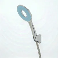 Vegarr ฝักบัวอาบน้ำโครเมียม 1 ระบบ พร้อมสายสแตนเลสและขาเสียบ สีฟ้า A-186 L Vegarr ฝักบัวอาบน้ำโครเมียม 1 ระบบ พร้อมสายสแตนเลสและขาเสียบ สีฟ้า A-186 L