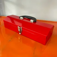 กล่องเครื่องมือเหล็ก 16x38x9 CM รุ่น 1 ชั้น สีแดง กล่องเครื่องมือเหล็ก 16x38x9 CM รุ่น 1 ชั้น สีแดง