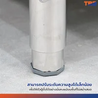 ตู้สแตนเลส เกรด 304 เคาท์เตอร์ครัว มีชั้นวางของบน เปิด 2 ฝั่ง 85x160x145 cm ตู้สแตนเลส เกรด 304 เคาท์เตอร์ครัว มีชั้นวางของบน เปิด 2 ฝั่ง 85x160x145 cm