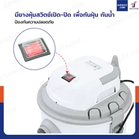 เครื่องดูดฝุ่นมินิ 15L 1000W สีขาว