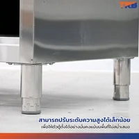 ตู้สแตนเลส เกรด 304 เคาท์เตอร์ครัว 65x160x85 cm