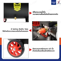ปั๊มลม OIL FREE 30 ลิตร 1400W สีดำ ปั๊มลม OIL FREE 30 ลิตร 1400W สีดำ