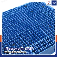 พาเลทพลาสติก HDPE พาเลทห้องเย็น หน้าตะแกรง 100x120x15 ซม. ใช้สำหรับห้องเย็น -30℃ ถึง 60℃ พาเลทพลาสติก HDPE พาเลทห้องเย็น หน้าตะแกรง 100x120x15 ซม. ใช้สำหรับห้องเย็น -30℃ ถึง 60℃