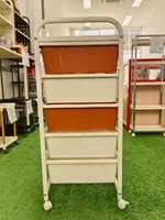 ลิ้นชักเก็บของ 5 ชั้น พร้อมล้อเลื่อน 31x36x82.5 cm สีขาว-น้ำตาล ลิ้นชักเก็บของ 5 ชั้น พร้อมล้อเลื่อน 31x36x82.5 cm สีขาว-น้ำตาล