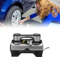 ปั๊มเติมลมรถยนต์พกพา มีไฟฉาย RB230811-11