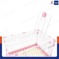 กรงสุนัข เหล็ก เคลือบสี มีถาดรองและล้อเคลื่อนที่ได้ 48x73x55 ซม. RT1908133 กรงสุนัข เหล็ก เคลือบสี มีถาดรองและล้อเคลื่อนที่ได้ 48x73x55 ซม. RT1908133