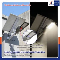 โคมไฟถนน โคมไฟติดผนัง โซล่าเซลล์ 200W TG-LD-663 โคมไฟถนน โคมไฟติดผนัง โซล่าเซลล์ 200W TG-LD-663