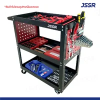 รถเข็นเครื่องมือช่าง 3 ชั้น 36x76x78 CM สีดำ พร้อมเพ็กบอร์ด สีแดง TT-203BK(P) รถเข็นเครื่องมือช่าง 3 ชั้น 36x76x78 CM สีดำ พร้อมเพ็กบอร์ด สีแดง TT-203BK(P)