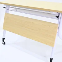 โต๊ะทำงาน โต๊ะอเนกประสงค์พับได้ รุ่นล้อเลื่อน 40x120x76 cm
