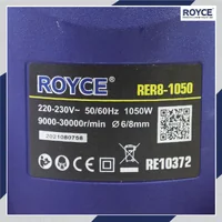 เครื่องเร้าเตอร์ เครื่องเซาะร่องไม้ 6/8MM 1050W JBUYNOW ROYCE RER8-1050 เครื่องเร้าเตอร์ เครื่องเซาะร่องไม้ 6/8MM 1050W JBUYNOW ROYCE RER8-1050