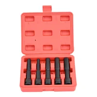 ชุดบล็อกยาว บล็อกลม ลูกบล็อกยาว 128 mm ขนาด1/2" (4 หุน) 5 ชิ้น