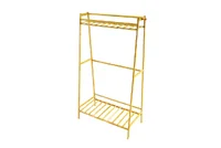 ราวแขวนผ้าไม้ไผ่ พร้อม ชั้นวางของ 80x42x140 ซม. ST06072 ราวแขวนผ้าไม้ไผ่ พร้อม ชั้นวางของ 80x42x140 ซม. ST06072