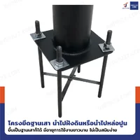 เสาไฟโซล่าเซลล์ UFO ไฟถนน สูง 2.8 เมตร เสาไฟโซล่าเซลล์ UFO ไฟถนน สูง 2.8 เมตร