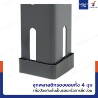 ชั้นวางของเหล็ก 3 ชั้น ชั้นวางอเนกประสงค์ 30x60x100 cm สีดำ ชั้นวางของเหล็ก 3 ชั้น ชั้นวางอเนกประสงค์ 30x60x100 cm สีดำ