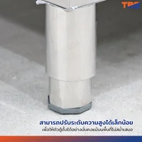 ตู้สแตนเลส เกรด 304 เคาท์เตอร์ครัว มีชั้นวางของบน เปิด 2 ฝั่ง 65x160x145 cm ตู้สแตนเลส เกรด 304 เคาท์เตอร์ครัว มีชั้นวางของบน เปิด 2 ฝั่ง 65x160x145 cm