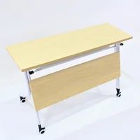 โต๊ะทำงาน โต๊ะอเนกประสงค์พับได้ รุ่นล้อเลื่อน 40x120x76 cm