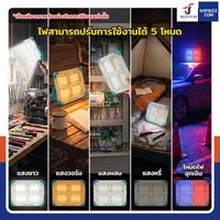 ไฟสปอร์ตไลท์ 4 ช่อง โซล่าเซลล์/ถ่านชาร์จ แบบพกพา มีพาวเวอร์แบงค์ในตัว 4800 mAh DK-STS88BL ไฟสปอร์ตไลท์ 4 ช่อง โซล่าเซลล์/ถ่านชาร์จ แบบพกพา มีพาวเวอร์แบงค์ในตัว 4800 mAh DK-STS88BL