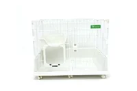 กรงสัตว์เลี้ยง 61x86x67 ซม. สีขาว ST221011-9WH