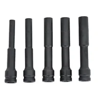 ชุดบล็อกยาว บล็อกลม ลูกบล็อกยาว 128 mm ขนาด1/2" (4 หุน) 5 ชิ้น