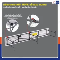 ม้านั่งยาว เก้าอี้ยาว พับได้ เก้าอี้ปิกนิก HDPE 27x182x43 cm สีขาว ม้านั่งยาว เก้าอี้ยาว พับได้ เก้าอี้ปิกนิก HDPE 27x182x43 cm สีขาว