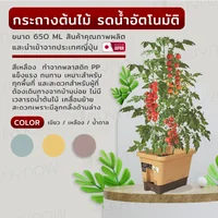 กระถางต้นไม้ 650 ML รดน้ำอัตโนมัติ สีเหลือง JP QUALITY 34x64x32 ซม. MA-2284 กระถางต้นไม้ 650 ML รดน้ำอัตโนมัติ สีเหลือง JP QUALITY 34x64x32 ซม. MA-2284