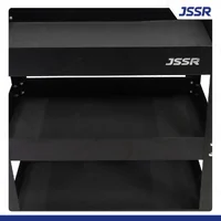 รถเข็นเครื่องมือ 3 ชั้น HEAVY DUTY 41x80x84.50 ซม. สีดำ รถเข็นเครื่องมือ 3 ชั้น HEAVY DUTY 41x80x84.50 ซม. สีดำ