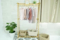 ราวแขวนผ้าไม้ไผ่ พร้อม ชั้นวางของ 80x42x140 ซม. ST06072 ราวแขวนผ้าไม้ไผ่ พร้อม ชั้นวางของ 80x42x140 ซม. ST06072