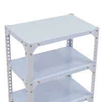 ชั้นวางของเหล็ก 3 ชั้น ชั้นวางอเนกประสงค์ สีขาว 30x50x60 cm