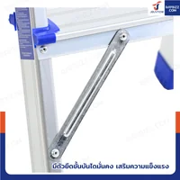 บันไดอลูมิเนียม 2 ขั้น ทรงA ขึ้นลงสองทาง JBUYNOW TD-2 บันไดอลูมิเนียม 2 ขั้น ทรงA ขึ้นลงสองทาง JBUYNOW TD-2