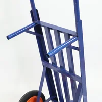 รถเข็นเหล็ก รถเข็นของ 2 ล้อใหญ่ ล้อยางกระทะเหล็ก 12 นิ้ว 47x51x145 CM สีน้ำเงิน รถเข็นเหล็ก รถเข็นของ 2 ล้อใหญ่ ล้อยางกระทะเหล็ก 12 นิ้ว 47x51x145 CM สีน้ำเงิน