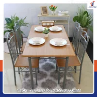 ชุดโต๊ะรับประทานอาหาร โต๊ะกินข้าว 4 ที่นั่ง 67x120x72 ซม. 403-11S ชุดโต๊ะรับประทานอาหาร โต๊ะกินข้าว 4 ที่นั่ง 67x120x72 ซม. 403-11S