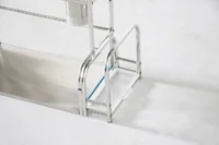 ชั้นวางของ สแตนเลส ในห้องครัว 2 ชั้น 22x49x41 ซม. WWB001-2A