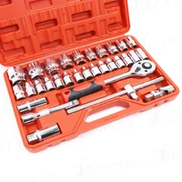ชุดเครื่องมือ ประแจบล็อก 32 ชิ้น 1/2 นิ้ว (4 หุน) CR-V RB230601-6 ชุดเครื่องมือ ประแจบล็อก 32 ชิ้น 1/2 นิ้ว (4 หุน) CR-V RB230601-6