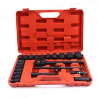 ชุดบล็อก ลมสั้น 23 ชิ้น 1/2 นิ้ว (4 หุน) 8-32MM CR-V JBUYNOW SRUNV QD-TZGJ010