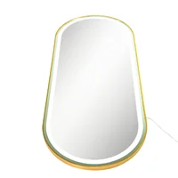 กระจกติดผนังเต็มตัวไฟLED 4x70x170 ซม.