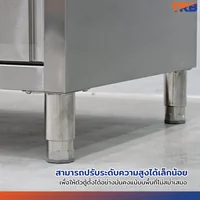 ตู้สแตนเลส เกรด 201 เคาท์เตอร์ครัว 75x160x85 cm