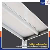 ชั้นวางของเหล็ก 3 ชั้น ชั้นวางอเนกประสงค์ 30x60x96 cm สีขาว ชั้นวางของเหล็ก 3 ชั้น ชั้นวางอเนกประสงค์ 30x60x96 cm สีขาว