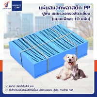 เเผ่นสเเลทพลาสติก PP แผ่นรองกรงสัตว์เลี้ยง 42x58x1.5 cm แพ็ค 10 ชิ้น เเผ่นสเเลทพลาสติก PP แผ่นรองกรงสัตว์เลี้ยง 42x58x1.5 cm แพ็ค 10 ชิ้น