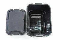 กล่องลังเก็บของ 20L JP QUALITY หนาไม่ไฟฟ้าสถิต 28x38x36M สีดำ TRUNK CARGO TC-20S BK