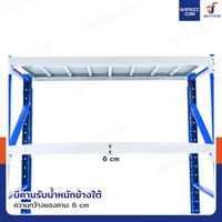 ชั้นวางของ 4 ชั้น 60x150x200 cm สีขาว-น้ำเงิน รับน้ำหนัก 150 kg (ขาประกอบ) ชั้นวางของ 4 ชั้น 60x150x200 cm สีขาว-น้ำเงิน รับน้ำหนัก 150 kg (ขาประกอบ)