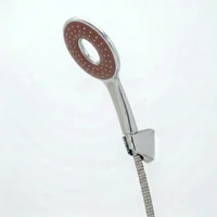 Vegarr ฝักบัวอาบน้ำโครเมียม 1 ระบบ พร้อมสายสแตนเลสและขาเสียบ สีแดง A-186 R Vegarr ฝักบัวอาบน้ำโครเมียม 1 ระบบ พร้อมสายสแตนเลสและขาเสียบ สีแดง A-186 R