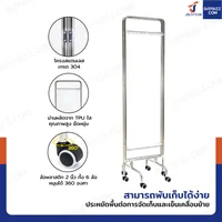 ฉากกั้น ฉากใส สแตนเลส304 รุ่นม่านใส TPU พับ 3 ตอน RB250604-1(3)