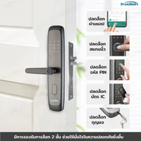 กลอนประตูดิจิตอล Smart Digital Door Lock สแกนลายนิ้วมือ รหัสผ่าน IC การ์ด F32M1 กลอนประตูดิจิตอล Smart Digital Door Lock สแกนลายนิ้วมือ รหัสผ่าน IC การ์ด F32M1